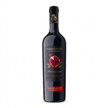 Halbsüßer Granatapfelwein